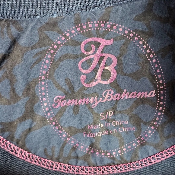 Tommy Bahama Sweater Womens Small Full Zip Up Mock Neck - Picture 7 of 9